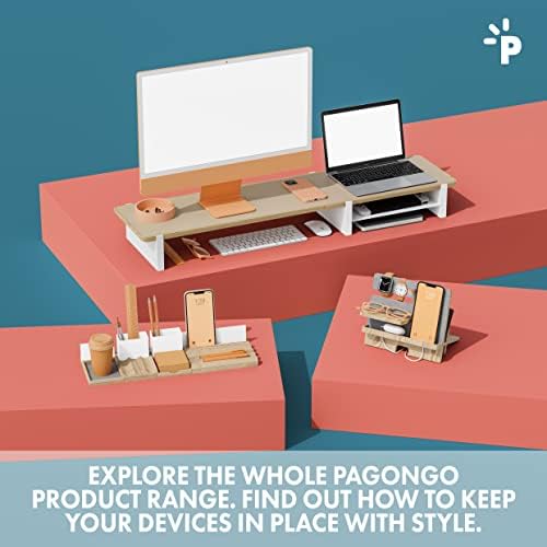 Wood Phone Docking Station, Nightstand Organizer, Men’s Birthday Gifts Ideas, Husband Gifts from Wife, for Him, Husband from Wife, Regalos para Hombres, White – Enhanced Compatibility and Speed
