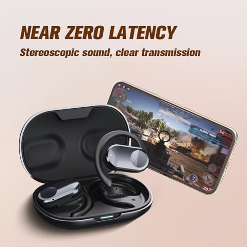 Elevate Your Audio Experience with Innovative Open Ear Bone Conduction Headphones – Ultra-Light, Waterproof Wireless Earbuds for Active Lifestyles, Featuring Bluetooth 5.3 for Superior Connectivity and Unmatched Environmental Awareness
