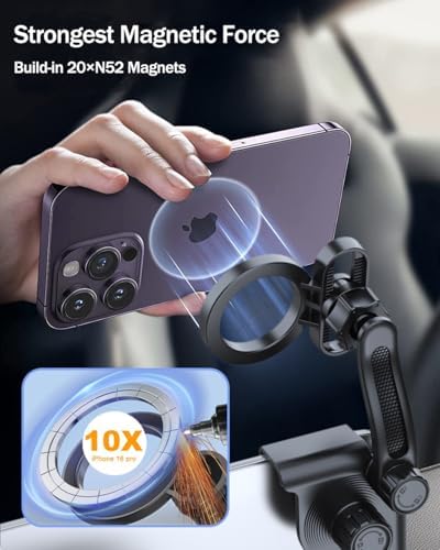 Mag Safe Tesla Phone Holder: Premium Magnetic Mount for Model 3 & Model Y – Secure Grip, Universal Compatibility, and Effortless Hands-Free Access for All Smartphones