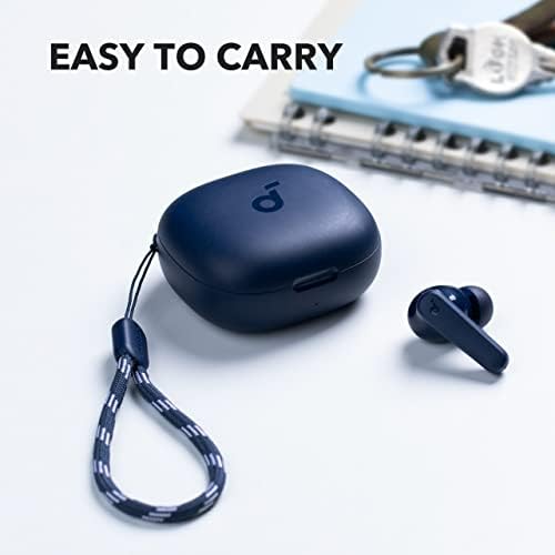 Anker Soundcore P20 i True Wireless Earbuds – Immersive 10 mm Bass Drivers, Bluetooth 5.3 for Effortless Pairing, 30-Hour Playtime for All-Day Listening, IPX5 Water-Resistant for Active Users, AI Dual Microphones for Superior Call Clarity, 22 Customizable EQ Levels for Tailored Sound (Blue) – Ideal for Fitness Lovers and Daily Commuters