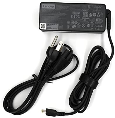 Lenovo 65 W USB Type C Laptop Charger – High-Speed AC Power Adapter for Think Pad T14, T15, E14, E15, X1 Carbon & More – Universal Compatibility with Multiple Voltage Outputs for Optimal Performance and Reliability