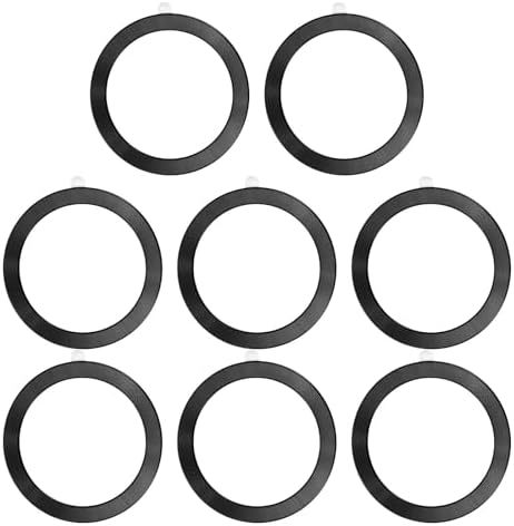 Enhance Your Wireless Charging Experience with PATIKIL 8-Piece Universal Magnetic Adapter Ring Set – Ultra-Thin Nickel-Iron Alloy Stickers for Optimal Phone Case Magnetization – Secure Your Device with Green Adhesive Rings for Car Mounts, Phone Grips, and Stands – Compatible with TPU/PC Cases, Easy Installation, Perfect for Tech-Savvy Users.