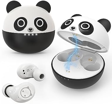Charming Bluetooth Earbuds for Kids – Waterproof Noise-Cancelling In-Ear Headphones with Adorable Pig and Cat Designs – Comfortable Stereo Sound Perfect for Young Music Lovers and Learning – Durable, Easy-to-Clean Wireless Headset with Broad Device Compatibility – Engage Your Child’s Audio Experience with Fun and Functionality