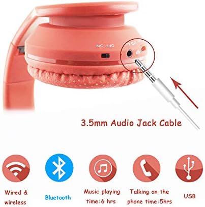 Vibrant Purple Bluetooth Headphones for Kids – Ultimate 60-Hour Playtime, Safe Volume Limiting, Foldable Over-Ear Design, Microphone & AUX Input – Perfect Wireless Headset for School, Home, and Travel Fun