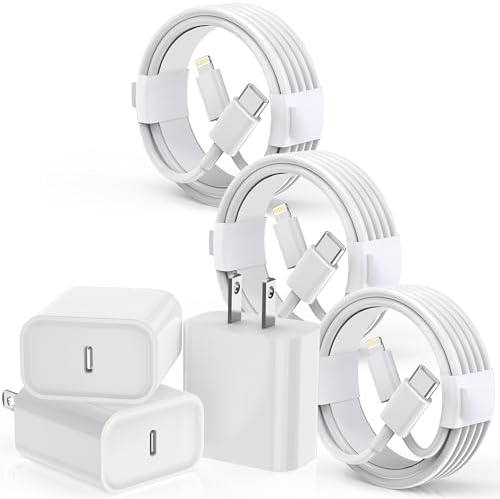 High-Speed i Phone 13 & 14 Charging Solution – Apple MFi Certified 2-Pack USB-C to Lightning Cable with 20 W Wall Charger – Optimal for Fast Data Transfer & Enhanced Compatibility with i Phone 14/13 Pro Max/13 Mini/12/11 Pro Max – Durable, Travel-Friendly Design for Effortless Power Access Anywhere