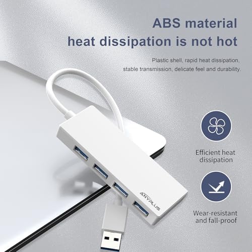 Unlock Seamless Device Connectivity with Our Compact 2 ft USB 3.0 Hub & Multiport Splitter – High-Speed Adapter for Laptops, PCs, i Macs & More – Effortlessly Connect Multiple Devices for Enhanced Productivity on the Go!