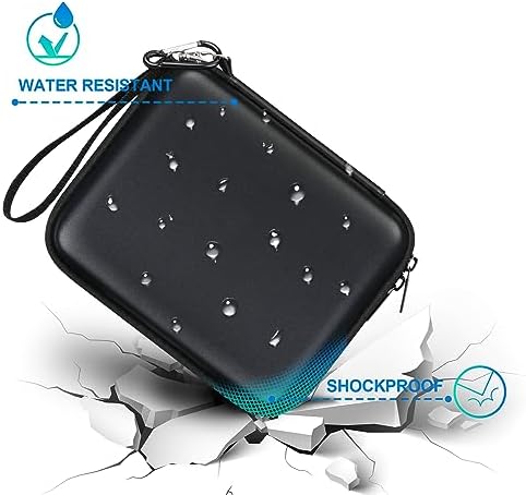 BOVKE Premium EVA Hard Case for Baseus 100 W Blade USB-C Laptop Charger – Shockproof Storage Solution with Mesh Pocket for Cables – Perfect for Travel and Organization – Enhanced Protection for Power Banks and Accessories – Sleek Black Design with Detachable Lanyard and Carabiner for Versatile Carrying Options – Ideal for Business Trips and Daily Commutes – Fits Baseus Blade HD 20000 m Ah and 65 W Slim Power Packs – Durable, Water-Resistant Material Ensures Safe Transportation of Your Devices – Elevate Your Charging Experience with This Essential Accessory