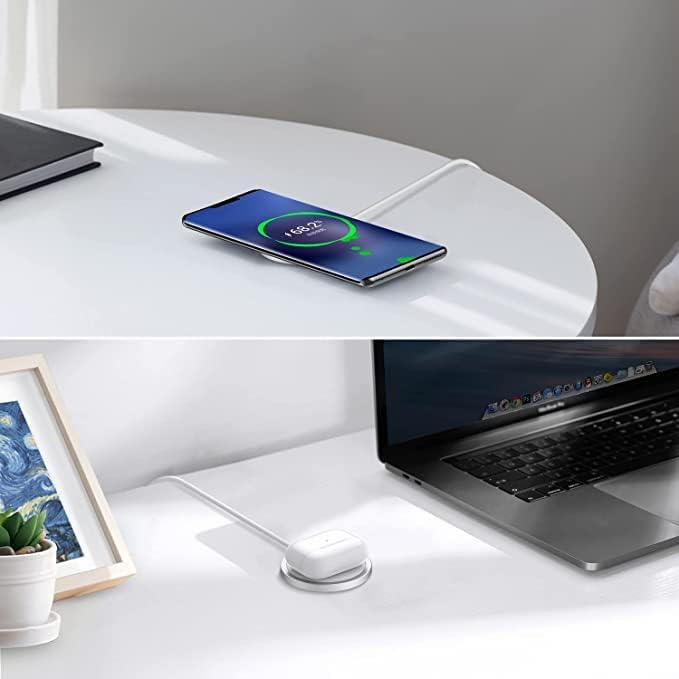 Fast Wireless Charging Pad for i Phone 14/13/12/11/XR/X/8 Plus & Galaxy S21/S20/S10/S9 – Sleek Qi-Compatible Charger with Enhanced Safety Features and Non-Slip Design for Effortless Power Delivery Across Multiple Devices
