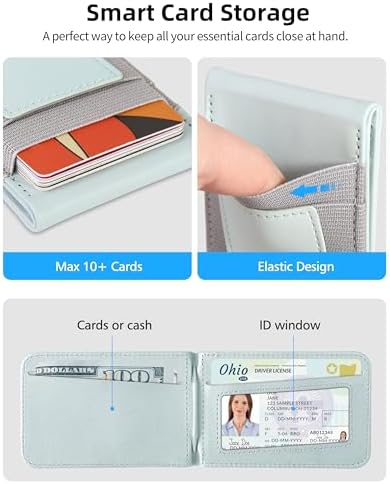 Magsafe Wallet Stand for iPhone 16/15/14/13/12 Series, Adjustable Stand with ID Window, 4 Card Slots, 10 Card Holder, Vegan Leather RFID Blocking Wallet, Red – Enhanced Compatibility and Speed