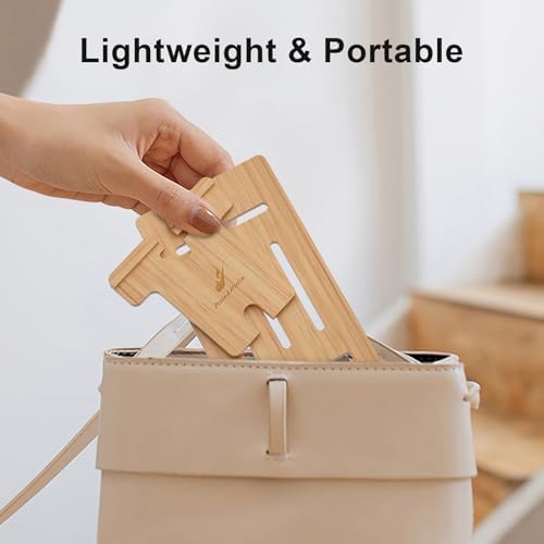 Pezin & Hulin Eco-Friendly Bamboo Adjustable Tablet Stand – Premium Multi-Angle Holder for i Pads, Smartphones, and E-Readers (Fits Devices 4.7″ to 13″) – Transform Your Workspace with Stylish Comfort and Enhanced Viewing Experience