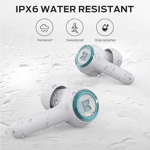 Monster Clarity 102 Plus Premium Wireless Earbuds – Ultra-High Fidelity Bluetooth Headphones with Advanced Four ENC Microphone Technology for Crystal Clear Conversations, 30 Hours of Playtime, Fast Type-C Charging, and IPX6 Waterproof Rating for Ultimate Durability and Comfort in Active Lifestyles