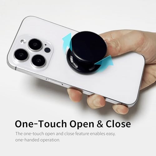 Vintage Gold One-Touch Phone Grip with Expanding Kickstand – Effortless Hands-Free Viewing, Comfortable Hold, and Wireless Charging Compatibility for Stylish Active Lifestyles – Secure Attachment and Enhanced Smartphone Usability