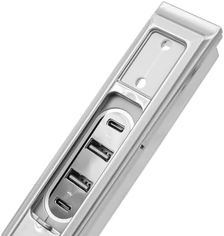 Transform Your Model Y with NUZAMAS Type-C USB Hub Docking Station – 27 W PD Fast Charging & Smart LED Sensor for Ultimate In-Car Connectivity and Convenience