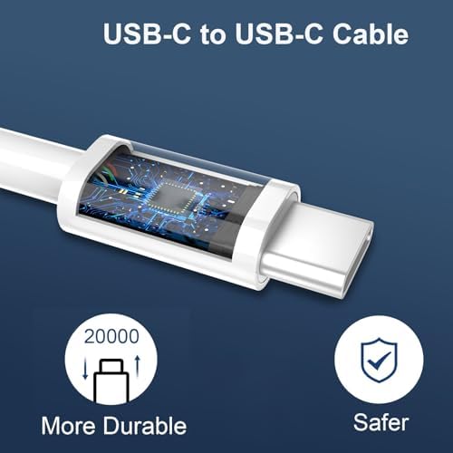 20 W Dual-Port USB-C Fast Charger with 6.6 FT Cable – Ultimate Power Solution for i Phone 15/16 Pro Max & Android Devices – Efficient Travel Companion Designed for rapid charging, this 20 W Dual-Port USB-C Charger ensures your i Phone 15/16 Pro Max and Android devices stay powered up with maximum efficiency. Featuring a generous 6.6 FT USB-C to C cable, this charger eliminates the inconvenience of short cords while allowing you to multitask with ease. Its dual-port design offers the ability to charge two devices simultaneously, making it ideal for busy professionals and frequent travelers. Enjoy broad compatibility across multiple Apple and Android devices, ensuring versatility for all your charging needs. The compact and lightweight structure of this charger enhances portability, making it an essential accessory for your on-the-go lifestyle. Built with high-quality materials, this charger prioritizes durability and safety, giving you peace of mind while delivering fast charging performance. Elevate your charging routine and stay connected wherever life takes you with this indispensable charging solution.