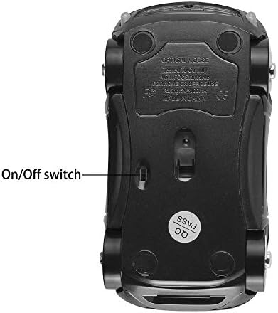 Vibrant Pink Car-Shaped Wireless Mouse for Small Hands – 2.4 GHz Ergonomic Optical Gaming Mouse with USB Receiver – Perfect for Kids, PC, and Laptop Use – Fun and Functional Computer Accessory