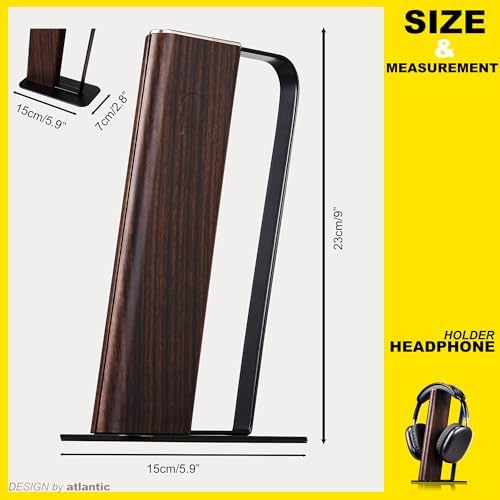 Premium Headphone Stand: Elegant Desk Organizer for Audiophiles & Gamers – Durable Headset Holder with Universal Compatibility & Non-Slip Base for Enhanced Workspace Aesthetics
