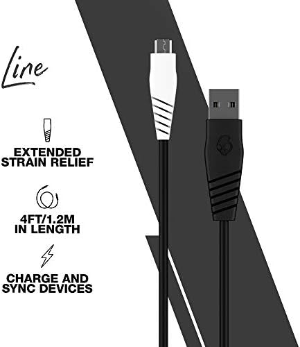 Skullcandy 20 W USB-C to Lightning Cable – 4 ft Fast Charging & Sync Cable for i Phone/Pro/Max – Stylish Blue/Green Design for Enhanced Durability and Performance