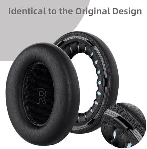 Ultimate Comfort Earpads for Bose Quiet Comfort Ultra Wireless Headphones – Premium Protein Leather & High-Density Memory Foam for Superior Noise Isolation and Enhanced Audio Experience