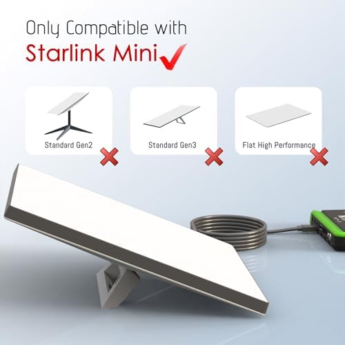 High-Power USB-C to DC Charging Cable for Starlink Mini – 140 W, 3 M/10 FT Waterproof Design, PD Ready for 65 W+ Sources – Ultimate Outdoor and Travel Compatibility