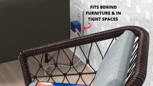 Rapid X Porto Uno USB-C 30 W PD Power Adapter – Compact Fast Wall Charger for i Phone 15, i Pad Pro, Samsung & More – Foldable Design with Side Port for Easy Travel – Enhanced Speed & Universal Compatibility in Sleek Teal Finish