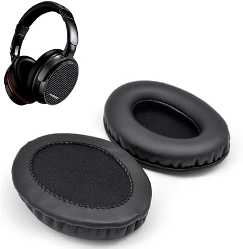Transform Your Ausdom ANC7 Audio Journey with Luxurious Replacement Earpads – Skin-Friendly Leather & High-Density Memory Foam for Unmatched Comfort and Sound Enhancement – Effortless Installation & Robust Durability for Extended Use