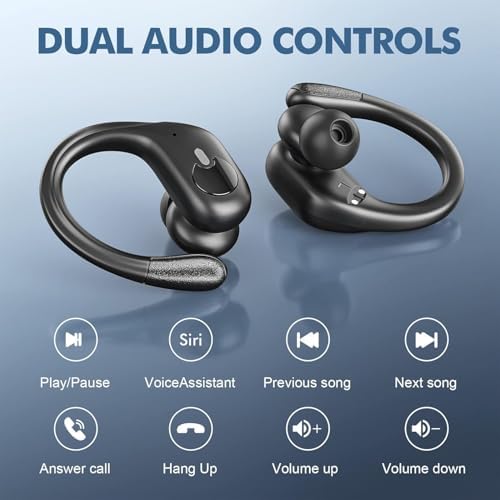 Unleash the Power of Sound with Next-Gen Bluetooth 5.3 Wireless Earbuds – Immerse Yourself in Hi-Fi Stereo Experience, 80-Hour Playtime with Innovative Dual LED Charging Case, Engineered for IPX7 Waterproof Resilience – Seamlessly Compatible with Android & i OS Devices for Ultimate Connectivity and Comfort