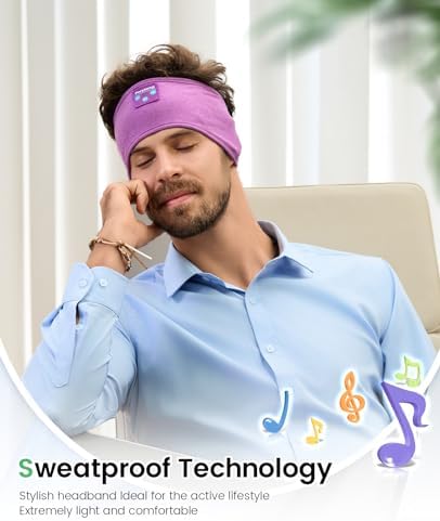 Perytong Wireless Bluetooth Sports Headband Headphones – Ultimate Comfort & Crystal-Clear Sound for Sleep, Yoga & Jogging – Perfect for Insomnia Relief, Meditation, and Easy Device Pairing
