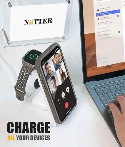 Ultimate 3-in-1 Magnetic Wireless Charging Station – Fast Travel Charger for i Phone 16/15/14/13/12, Apple Watch & Air Pods with 20 W PD Adapter – Compact, Foldable Design for Seamless Multi-Device Charging on the Go