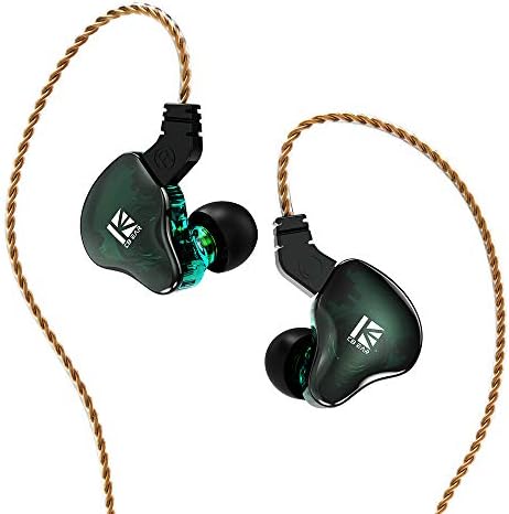 Experience Unmatched Audio Clarity with KBEAR KS2 Hybrid In-Ear Monitor Headphones – 1 BA & 1 DD Drivers for Superior Sound Quality, Noise-Cancelling Technology, and Detachable Cable Design – Perfect for Gaming, Running, and Audiophile Listening in Sleek Black Finish