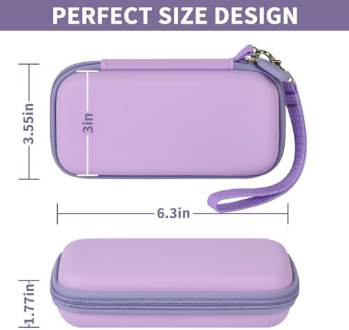 Anker Magnetic Battery Case – Premium Purple Holder for 10,000 m Ah Wireless Charger, Shockproof Organizer for Models 633/622/621/321 – Ultimate Travel Power Bank Protection and Speed Enhancement