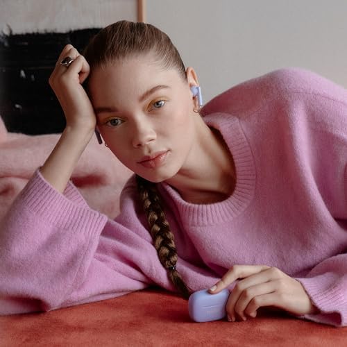 Sudio A1 Pro Wireless Earbuds – Premium Bluetooth 5.3 Noise Cancelling Earphones, Waterproof Design with Touch Control, Stylish Purple Finish, Ideal for Music Lovers and Active Lifestyles, Enhanced Comfort and Sound Quality with Compact Charging Case