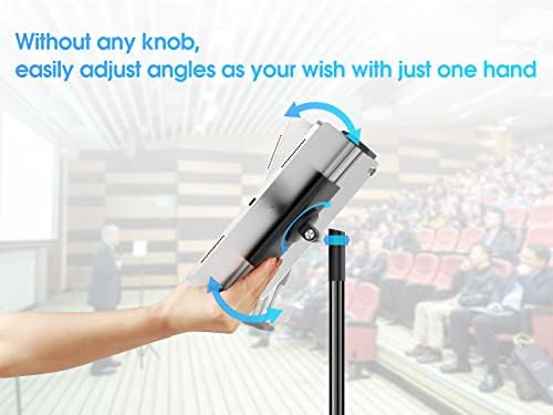 Enhance Your Productivity with the Elitehood 65” Adjustable Aluminum Tripod Stand – 360-Degree Rotating Tablet Holder for Effortless Use with 4.7 to 13” Devices – Ideal for Professionals, Educators, and Content Creators – Lightweight, Durable, and Stable for Any Environment