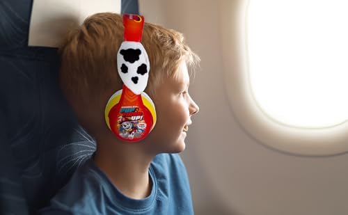 Paw Patrol Skye Kids Bluetooth Headphones – Safe and Stylish Wireless Sound with Built-in Microphone and Volume Limiting for Hearing Protection – Travel-Friendly Foldable Design Ideal for School and Home Use – Enhanced Comfort for Young Listeners and Versatile Compatibility across Devices