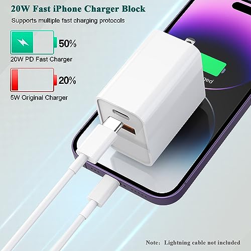 Ultra-Fast Dual USB-C Wall Charger for i Phone 15 – 40 W Power Delivery Adapter, Compact and Foldable Design for On-the-Go Charging, Ideal for i Phone 15/14/13 Pro, i Pad, and More – Maximum Efficiency with Enhanced Safety Features