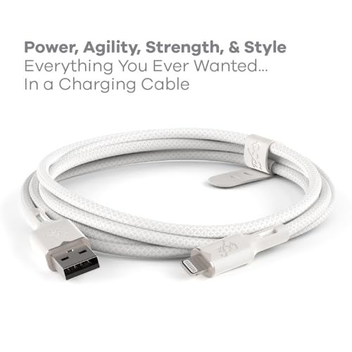Elevate Your Charging Experience: 360 Electrical Fluid USB-A to Lightning Cable – MFi Certified, 5 Feet of Fast Charging Power for Apple i Phone 14/13/12/11/X & i Pad – Durable Design with Stylish Powder Finish for Ultimate Convenience