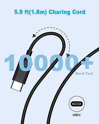 65 W USB-C Power Adapter – Fiattigear Fast Charging Type C Wall Charger for Mac Book Pro, Dell Latitude, Lenovo, Huawei Matebook, HP Spectre & More – Universal Compatibility with Multi-Protection Safety Features – Compact & Durable Design for Travel Use – Efficient Power Delivery for Laptops & Smartphones