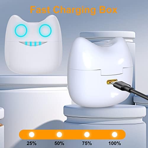 Charming Bluetooth Earbuds for Kids – Waterproof Noise-Cancelling In-Ear Headphones with Adorable Pig and Cat Designs – Comfortable Stereo Sound Perfect for Young Music Lovers and Learning – Durable, Easy-to-Clean Wireless Headset with Broad Device Compatibility – Engage Your Child’s Audio Experience with Fun and Functionality