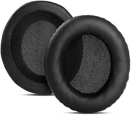 Upgrade Your Comfort: YDYBZB BKM200 Protein Leather Ear Pads for Makemate Wireless TV Headphones – Premium Replacement Cushions for Enhanced Sound Quality and Ergonomic Fit in Sleek Black