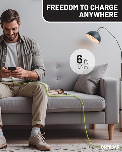 Premium 6 FT USB to Lightning Cable – MFi Certified Silicone Charger for i Phone and i Pad – Fast Charging and Enhanced Durability for i Phone 14/13/12/11 Pro/Max, i Pad Air/Mini/Pro, Air Pods, Beats X – Versatile Charging Solution for Home, Car, and Office