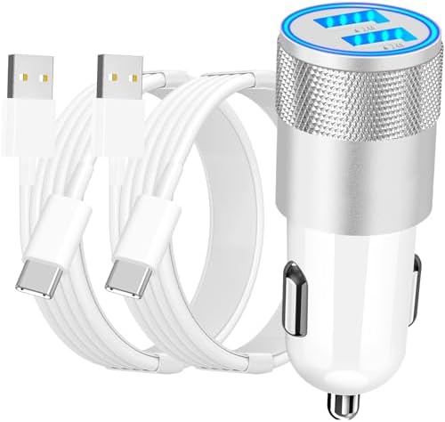 BARMASO 72 W Dual PD Power USB-C Car Charger 2-Pack – MFi Certified Fast Charging Solution for i Phone 16/16 Pro/16 Pro Max & Galaxy S24/S23 – Ultimate Compatibility & Safety Features for On-the-Go Power