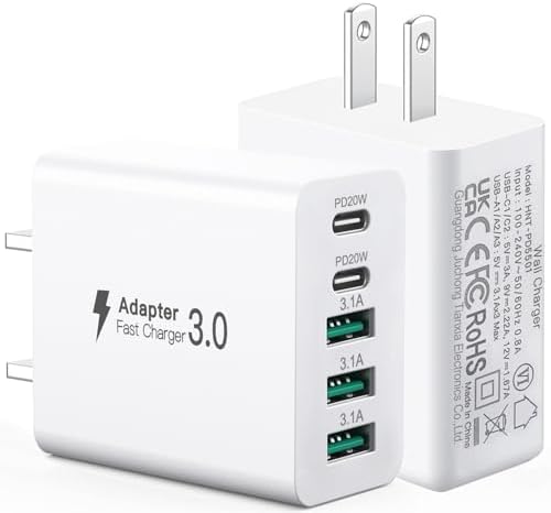 120 W Ga N USB-C Fast Charging Hub – 6-Port Multi-Device Power Adapter with 4 Type C & 2 USB A Outputs – Rapid Charging Solution for i Phone 12-16, i Pad, Google Pixel, Galaxy S23 – Compact & Travel-Friendly Design for Optimal Efficiency and Versatile Connectivity