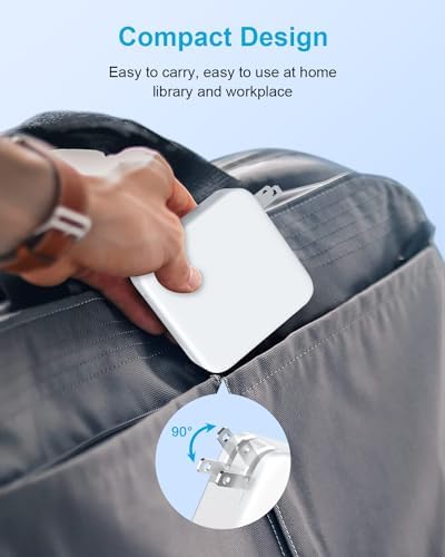 High-Performance 100 W USB-C Charger with 6 ft Cable – Rapid Charging for Mac Book Pro, Air, i Pad Pro & All USB-C Devices, Ultra-Compatible Power Adapter for Home, Office & Travel