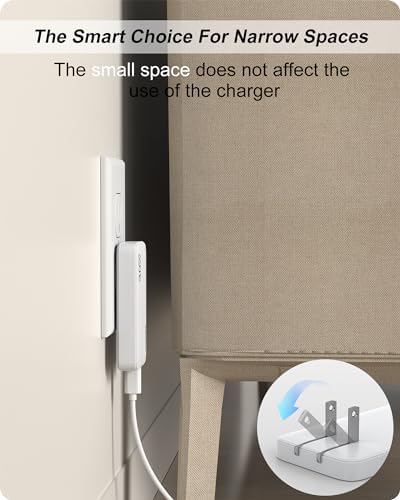 Sleek Light Blue 30 W Dual-Port USB Wall Charger – Ultra-Fast Charging for i Pad Pro, i Phone 12/14/15 & Galaxy S22 – Compact & Travel-Friendly Design with Advanced Safety Features for Effortless Connectivity