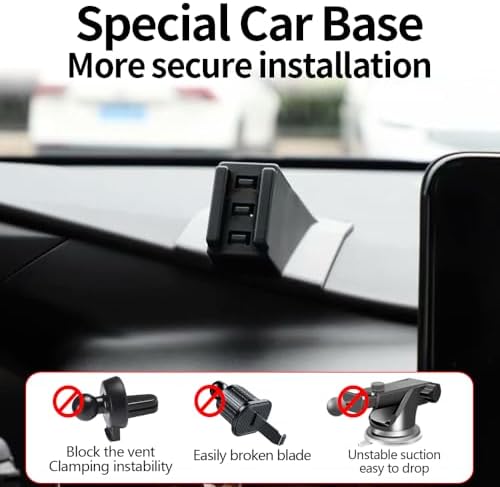 Premium 360-Degree Rotating Car Phone Holder for Ford Explorer 2016-2019 – Hands-Free Dashboard Mount for Secure Smartphone Navigation and Communication – Enhance Road Safety and Interior Style with Easy Installation and Durable Design