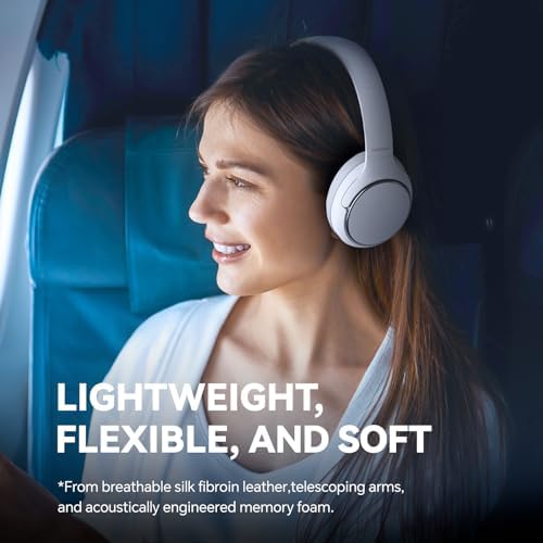 Unleash Your Sound Experience: H2 Over-Ear Wireless Headphones with Unmatched 50-Hour Battery Life, State-of-the-Art Bluetooth 5.3 Connectivity, and Travel-Friendly Foldable Design – Immerse in Rich Deep Bass and Enjoy Crystal-Clear Calls with Built-In Microphone for Effortless Style and Comfort