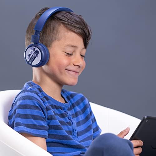 Kid-Safe Bluetooth Headphones in Vibrant Green – Buddy Phones POP for Young Listeners with Volume Limiting & Built-In Microphone – Portable & Foldable Design for Ultimate Comfort in Online Learning, Gaming, and Music Enjoyment – Compatible with i Phone, i Pad, Tablets, and PCs