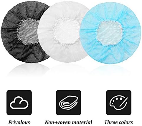 BBTO 300-Piece Disposable Headphone Covers – Premium Non-Woven Sanitary Fabric Earphone Protectors for Enhanced Hygiene and Comfort in Shared Spaces (11 cm, Available in White, Blue, and Black) – Ideal for Gyms, Schools, and Offices. Elevate your audio experience with these versatile, easy-to-use covers designed to fit most standard headphones, ensuring a clean, barrier against sweat and dirt. Perfect for maintaining headphone longevity while promoting quick, effortless changes between users. Enjoy superior sound quality and ultimate comfort with these breathable, skin-friendly materials. A must-have accessory for anyone valuing hygiene and cleanliness in communal environments.