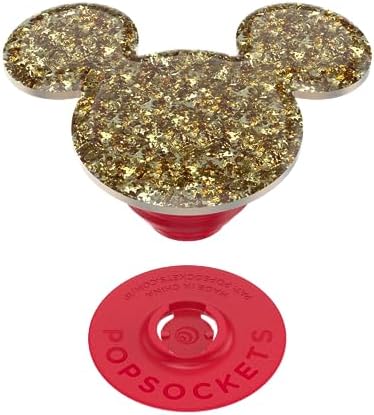 Disney Classic Mouse Pop Sockets Phone Grip with Versatile Kickstand – Ultimate Anti-Drop Phone Holder for One-Handed Use and Easy Style Switchability – Compatible with i Phone, Samsung, and Most Cases – Ideal for Wireless Charging and Everyday Convenience