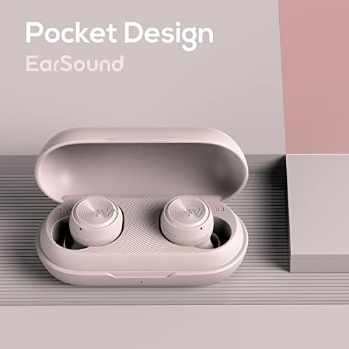 PALOVUE Bluetooth 5.3 Wireless Earbuds – Premium Deep Bass In-Ear Headphones with Built-In Microphone, 35 Hours Playtime, Compact Charging Case, Ideal for Sports, Work, and Everyday Use – Unmatched Comfort and Durability for i Phone & Android Users