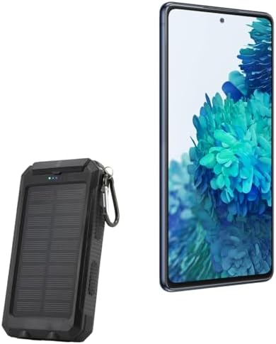 Elevate Your Charging Experience with the Box Wave Solar Rejuva Power Bank for Samsung Galaxy S20 FE – 10000 m Ah Jet Black Portable Battery Pack with Rapid Charging and Eco-Friendly Solar Power Features for Outdoor Adventures and On-the-Go Convenience